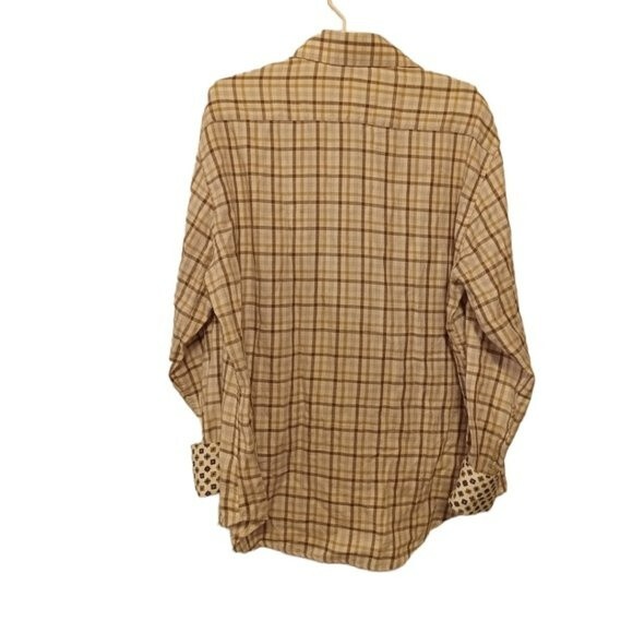 Robert Graham Men's Plaid Mixed Print Button Up Dress Shirt - Picture 2 of 11
